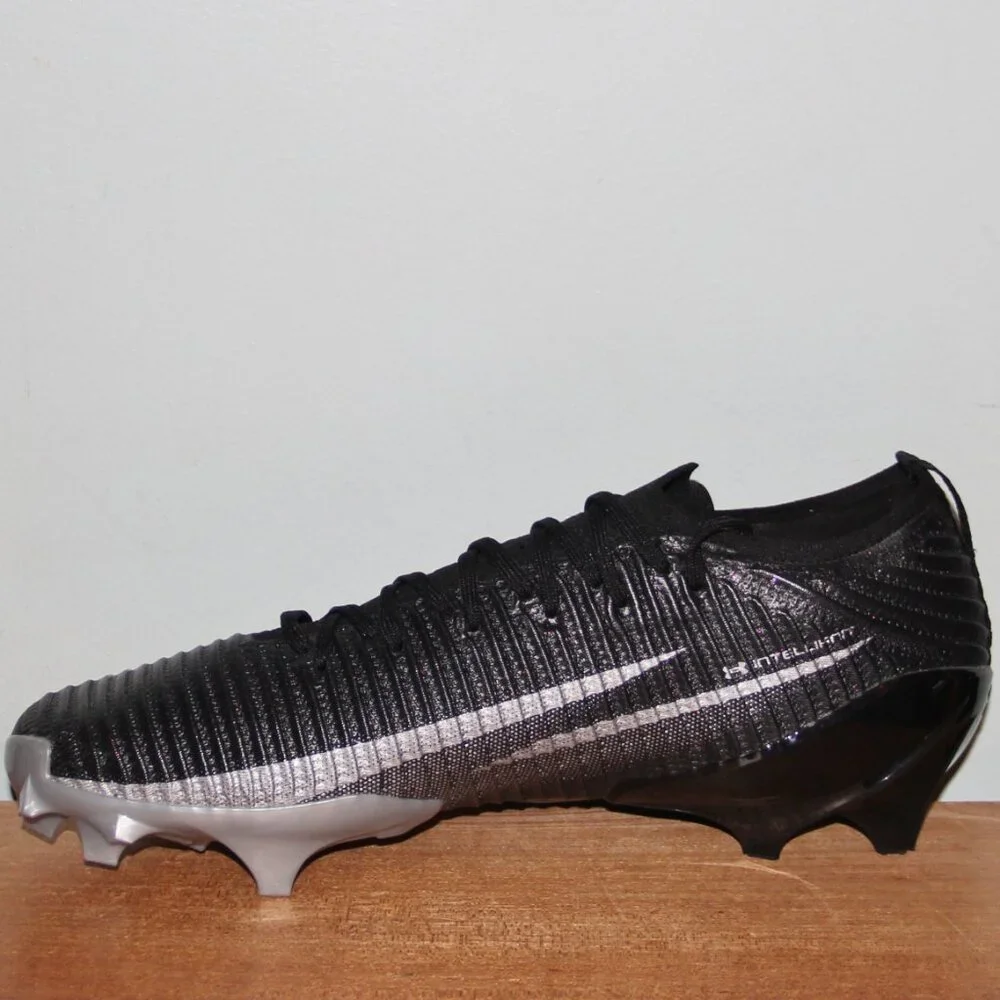 Under Armour Blur Pro Football Cleats Men 13 Black Metallic Silver